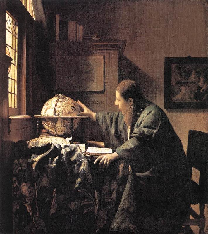 VERMEER VAN DELFT, Jan The Astronomer et France oil painting art